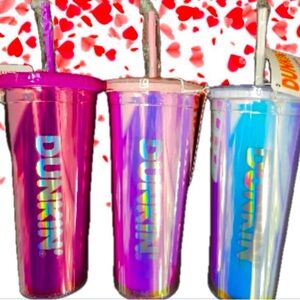 Dunkin Donuts Valentines Day Tumbler Set “2024”